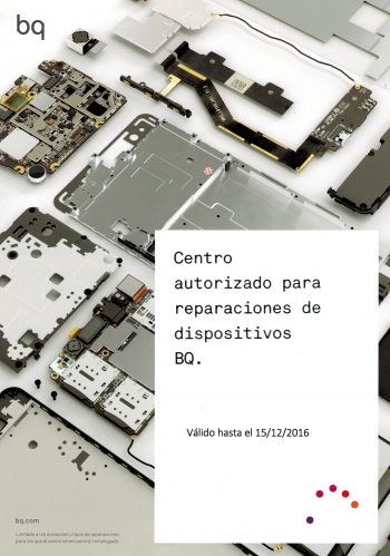 Reparamos tu móvil BQ sin perder la Garantía. Centro de reparaciones autorizado BQ.